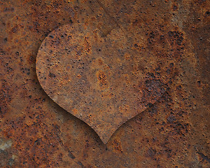 Image showing Heart of rust