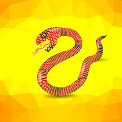 Image showing Red Snake.