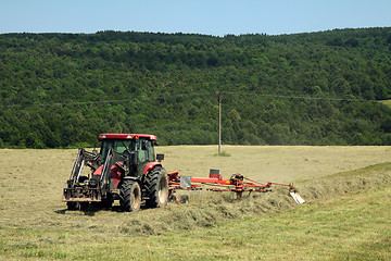 Image showing Tractor on field