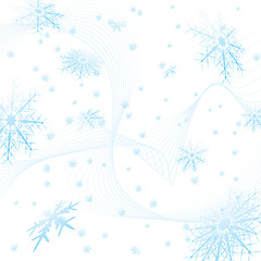 Image showing snowflake square