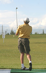 Image showing golfer