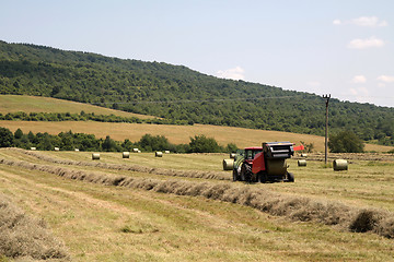 Image showing Tractor on field