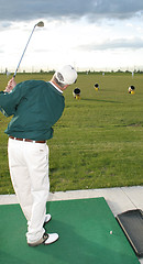 Image showing golfer