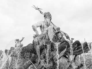 Image showing  Neptunbrunnen fountain in Berlin 