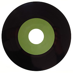 Image showing Vinyl record isolated