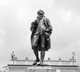 Image showing  Goethe Denkmal Leipzig 