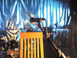 Image showing Mic on stage