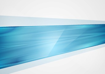 Image showing Bright abstract blue tech background