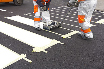 Image showing Making pedestrian