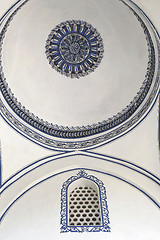 Image showing Mosque ceiling dome