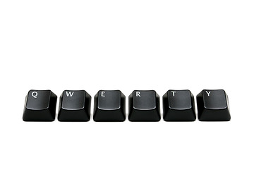 Image showing qwerty keys