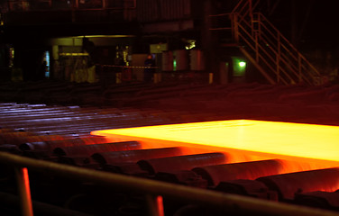 Image showing Industry steel, Hot plate