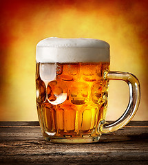 Image showing Figured mug of beer