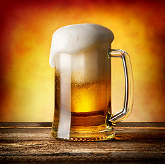 Image showing Mug of lager