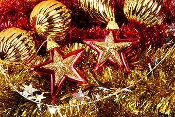 Image showing Christmas stars