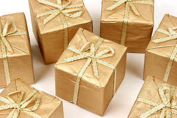 Image showing Set of Xmas gifts