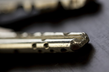 Image showing Macro Shot of Keys on Top of the Table