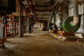 Image showing Dark and abandoned place