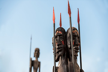 Image showing Warriors under blue sky