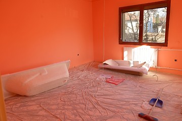 Image showing Empty newly painted room