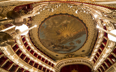 Image showing Teatro San Carlo, Naples opera house, Italy