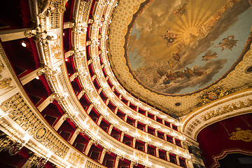 Image showing Teatro San Carlo, Naples opera house, Italy