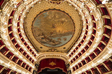 Image showing Teatro San Carlo, Naples opera house, Italy