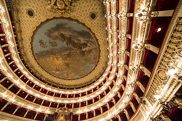 Image showing Teatro San Carlo, Naples opera house, Italy