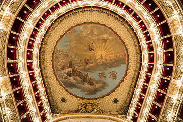 Image showing Teatro San Carlo, Naples opera house, Italy