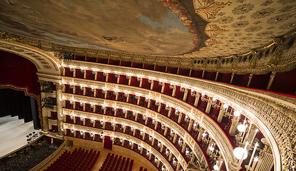 Image showing Teatro San Carlo, Naples opera house, Italy