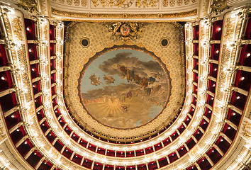 Image showing Teatro San Carlo, Naples opera house, Italy