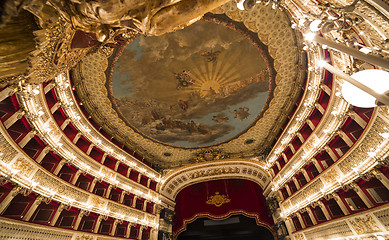 Image showing Teatro San Carlo, Naples opera house, Italy