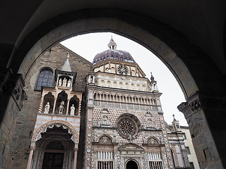 Image showing Colleoni chapel, Citta Alta Bergamo, Lombardy, Italy