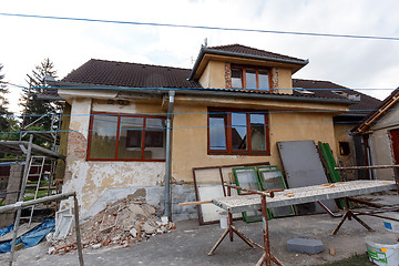 Image showing Construction or repair of the rural house