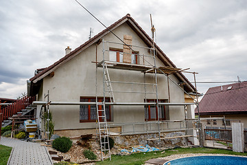 Image showing Construction or repair of the rural house