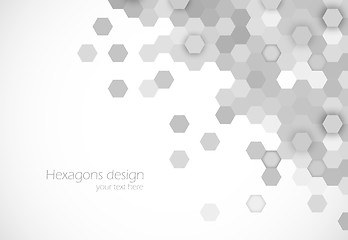 Image showing Hexagons background