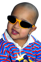 Image showing Bald Indian Kid