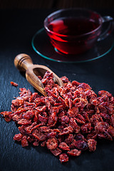 Image showing Dried cranberries