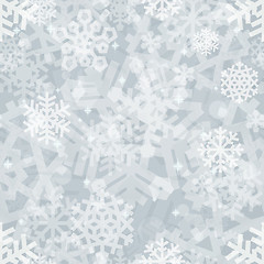 Image showing shiny_light_snowflakes_seamless_pattern