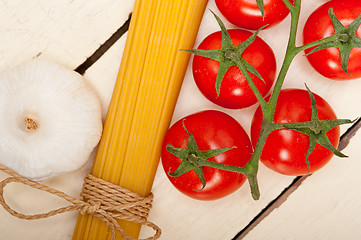 Image showing Italian basic pasta ingredients