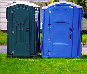 Image showing Portable bathroom