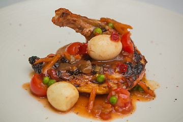 Image showing roasted chicken leg