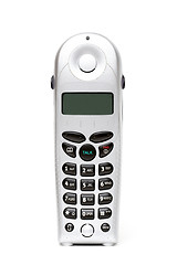 Image showing cordless phone over white
