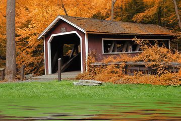 Image showing Covered bridge