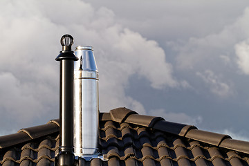 Image showing Modern chimney