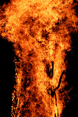 Image showing Fire background