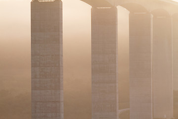 Image showing Large highway viaduct ( Hungary)