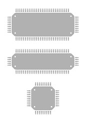 Image showing microchips