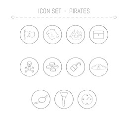 Image showing pirate icons