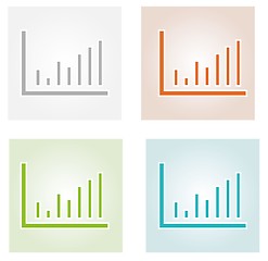 Image showing four color bar charts